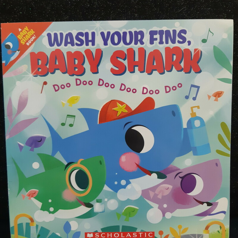 Wash Your Fins Baby Shark, Paperbac, Size: Book