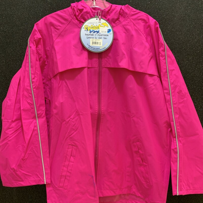 Waterproof Jacket 9-10 P, Pink, Size: Rainwear