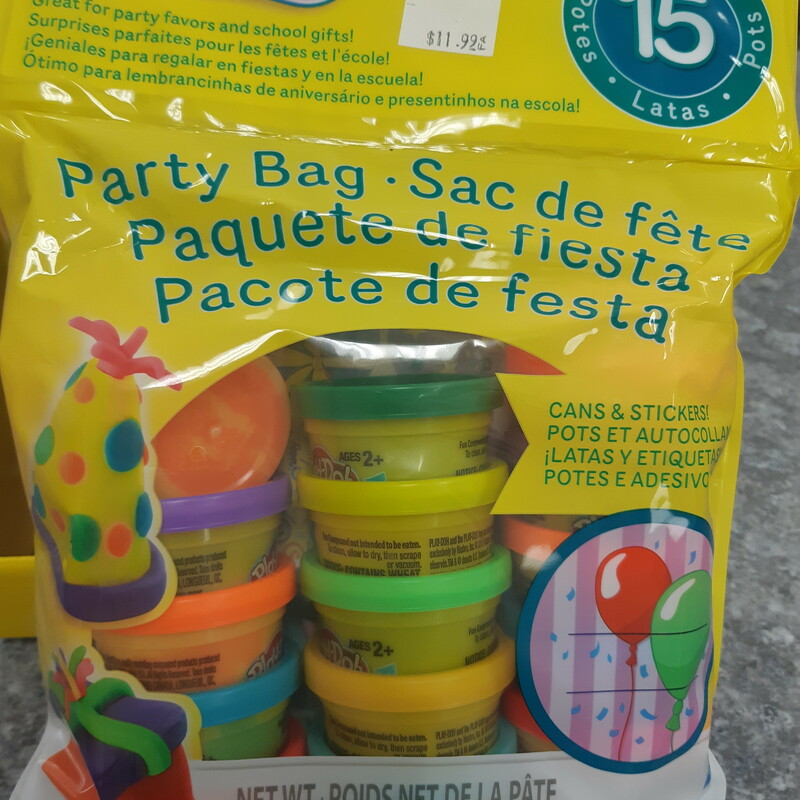 Party Bag Of 15, 2+, Size: Playdoh