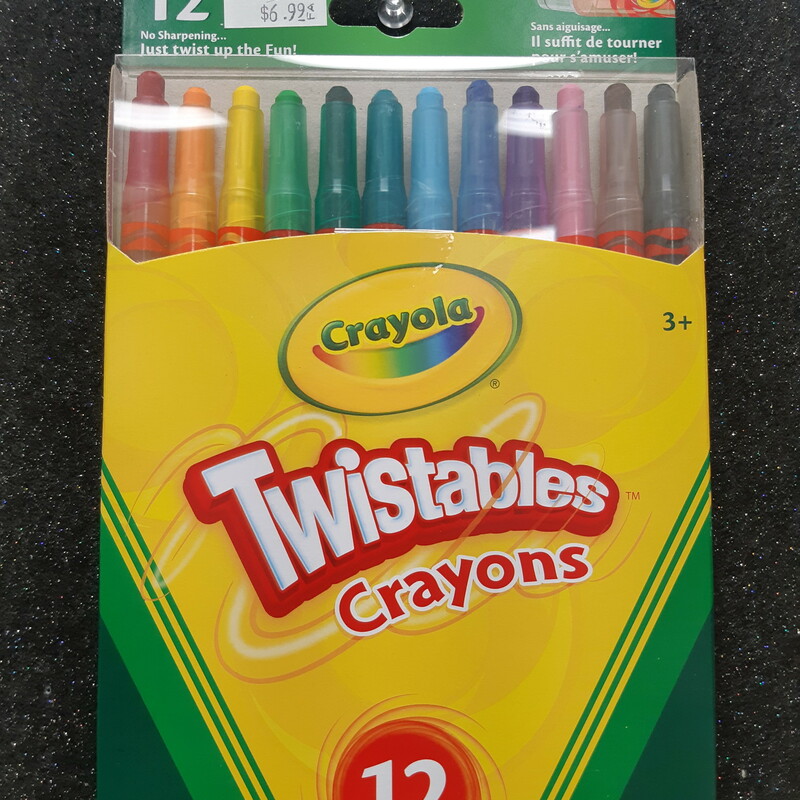 Twistable Crayons, 12 Piece, Size: Art