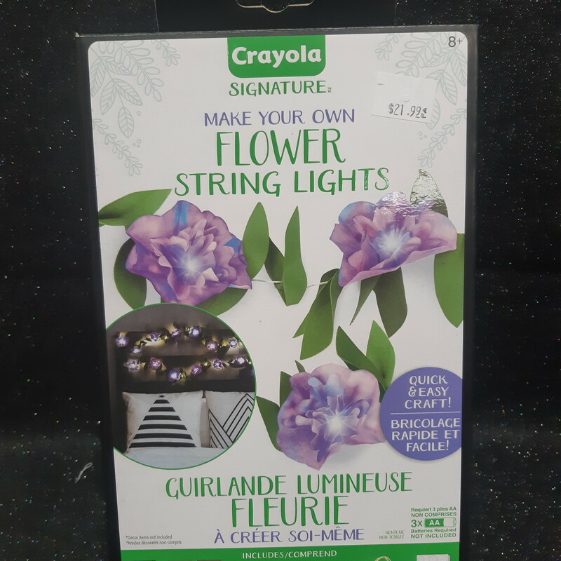 Flower String Lights, 8+, Size: Create