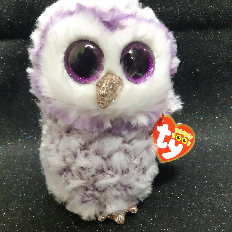 Moonlight The Owl, Purple, Size: Plush