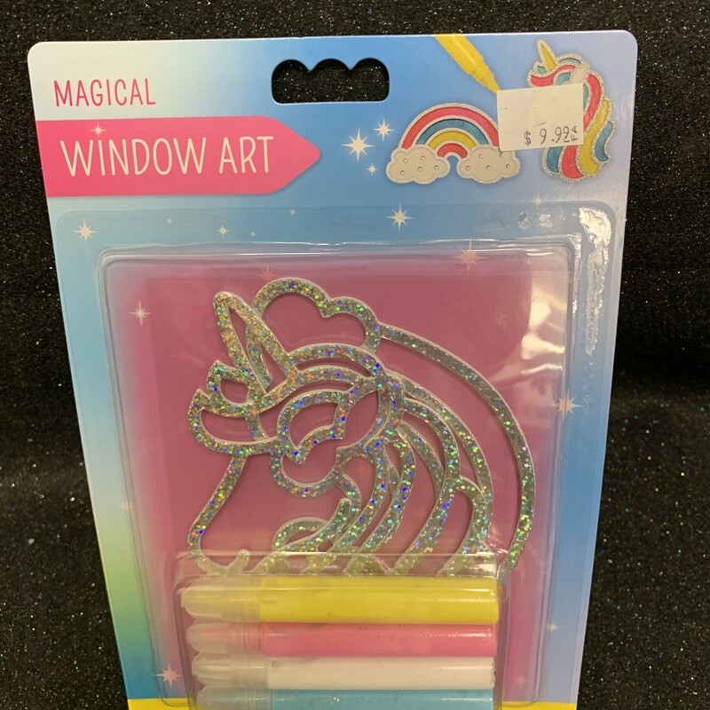 Unicorn Window Art, 6+, Size: Create