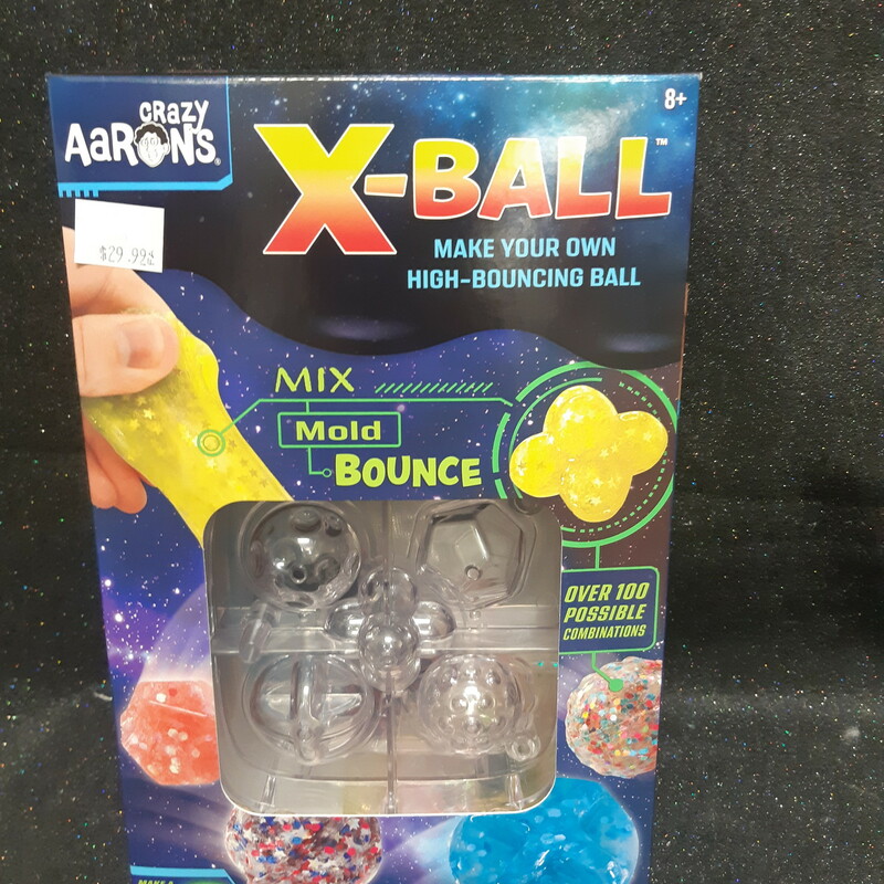 X BALL  KIT
Known for creating the best putty in the world, Crazy Aaron has invented Permaputty- a mixture of two special putty compounds that allows for permanent molding.