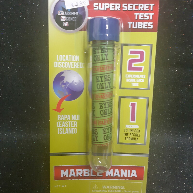 Secret Test Marble Mania, 6+, Size: ScienceKit