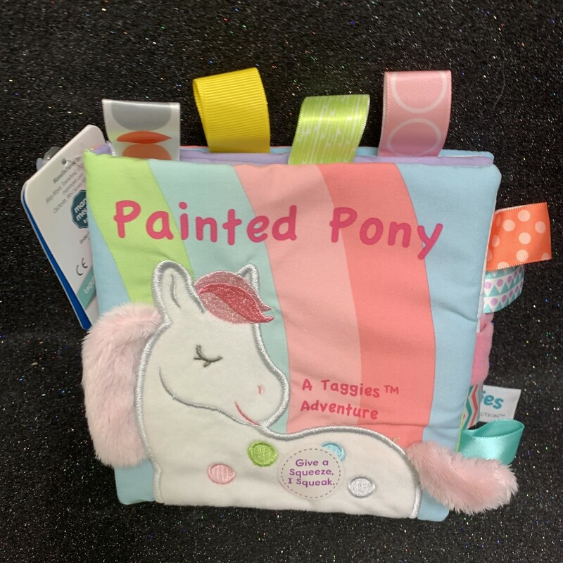 Taggies Soft Book Pony, Om+, Size: Baby