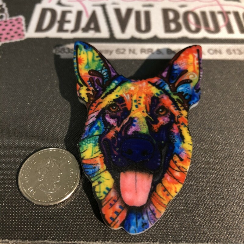 Colourful Dog Pin