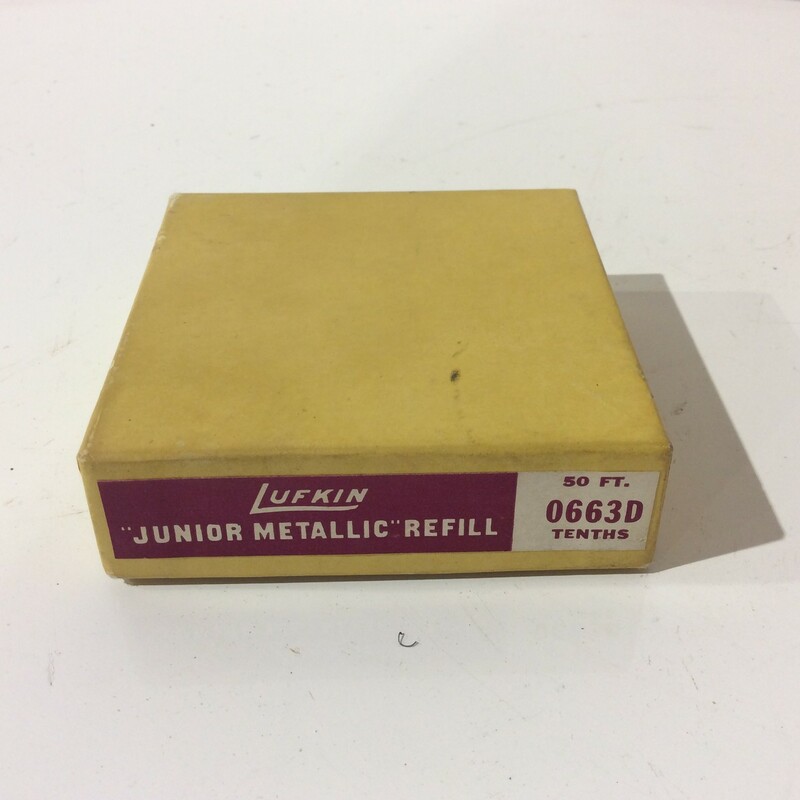 Lufkin Junior Metallic Refill, 50 FT., 0663D, Tenths

*NEW OLD STOCK*