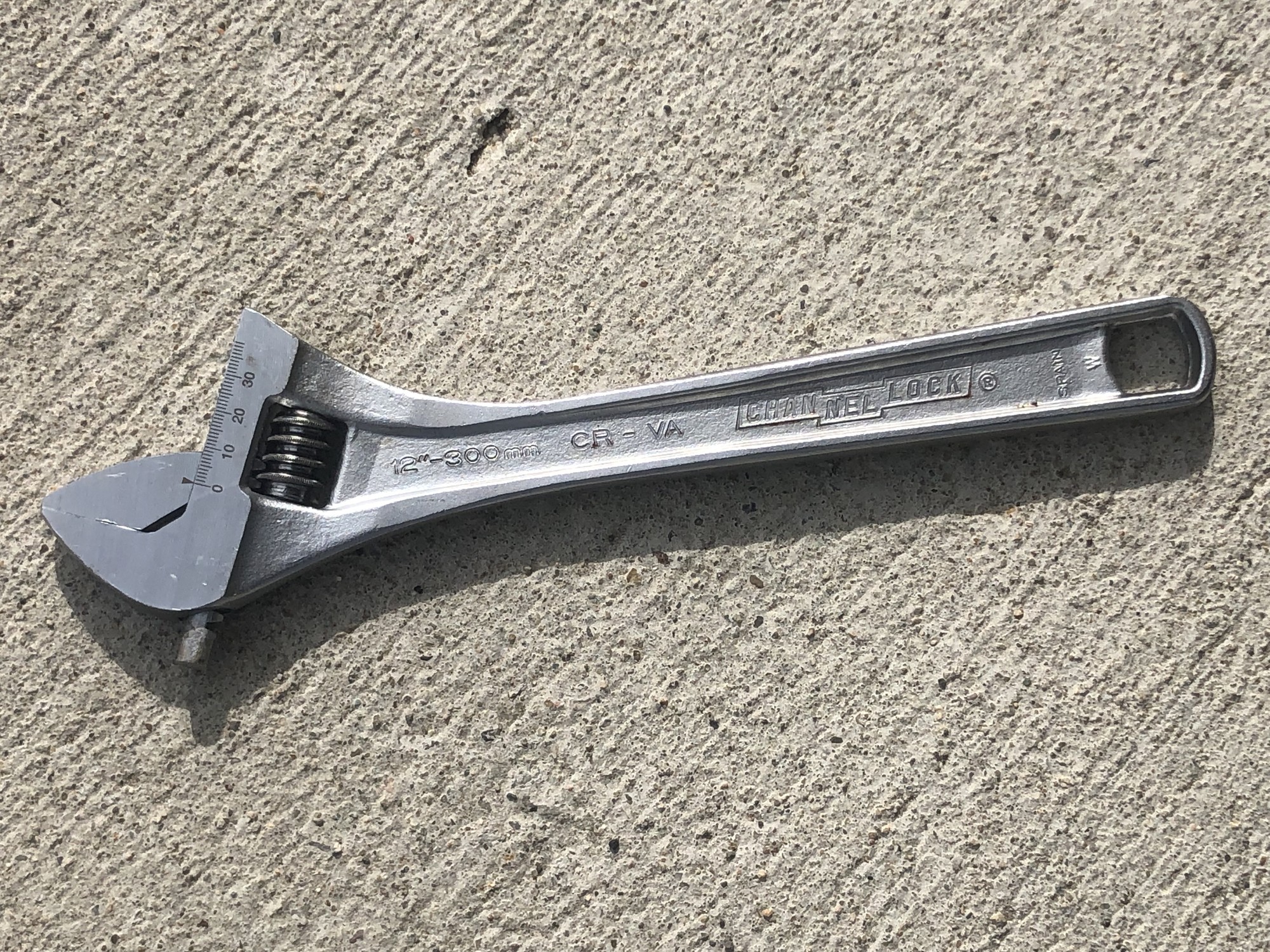 Channellock 812W Adjustable Wrench Chrome 12-Inch 