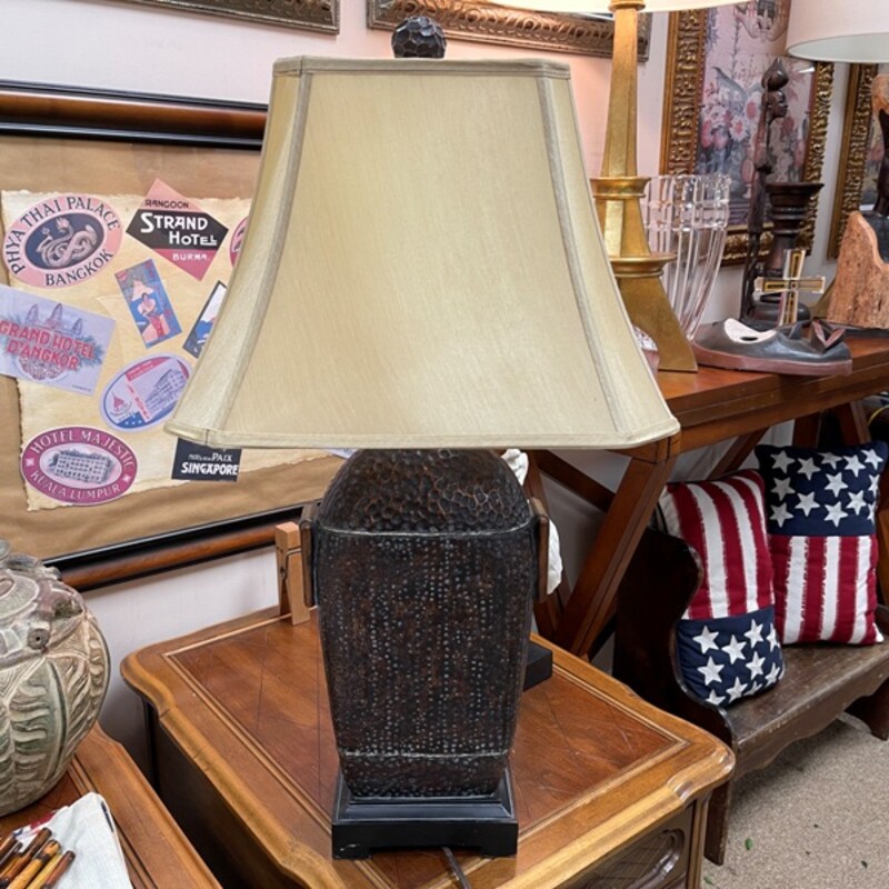 Copper Lamp, Size: 32in