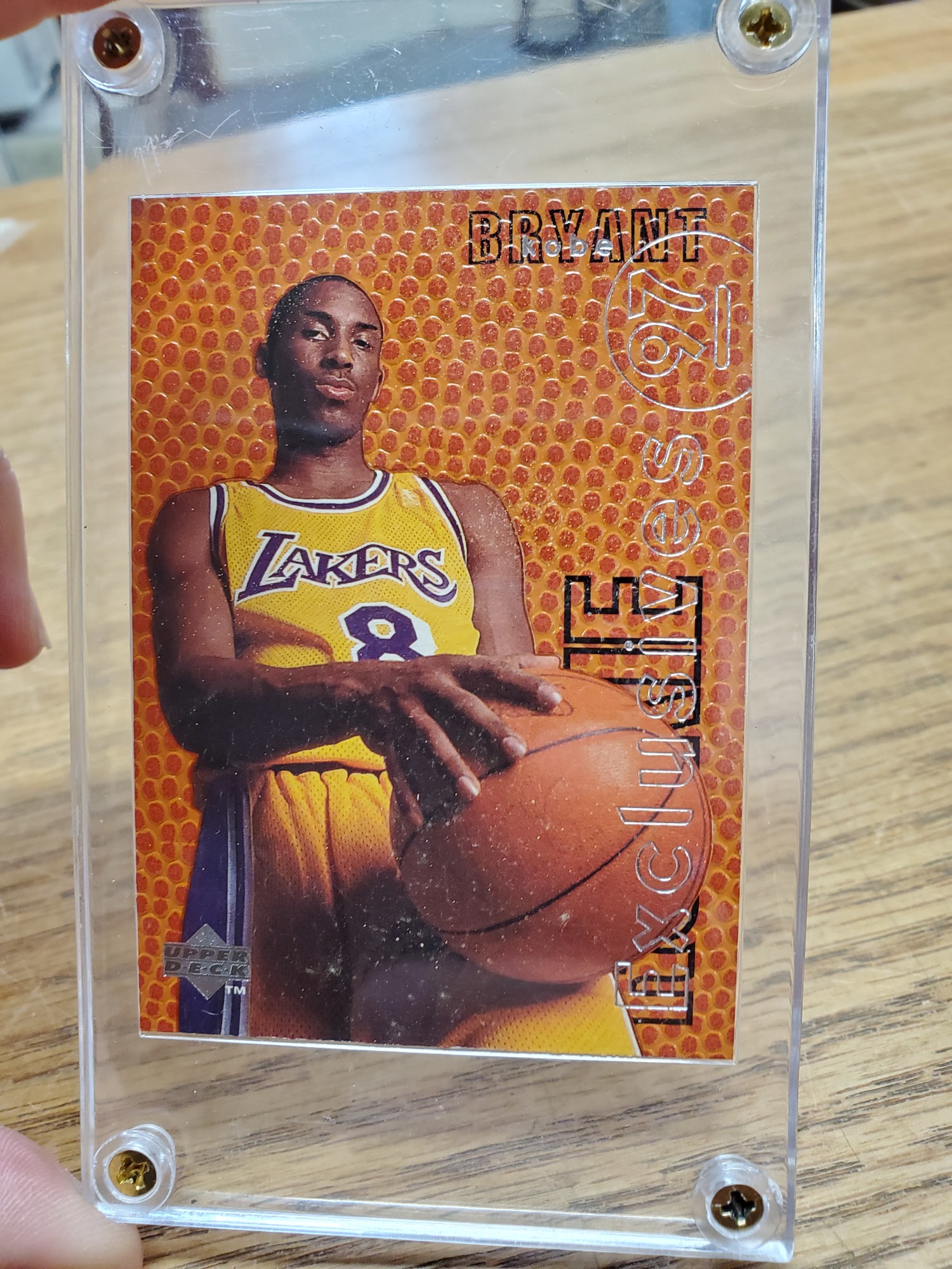 KOBE BRYANT ROOKIE CARD 1996 UPPER DECK | angeloawards.com