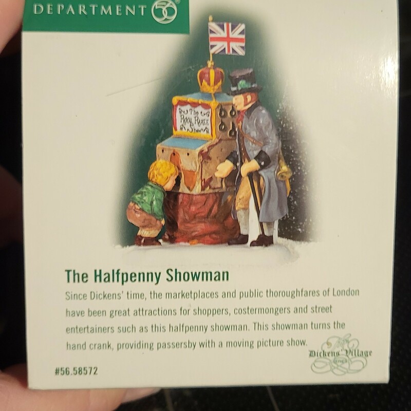 Department 56 The Halfpenny Showman #56.58572 Dickens
