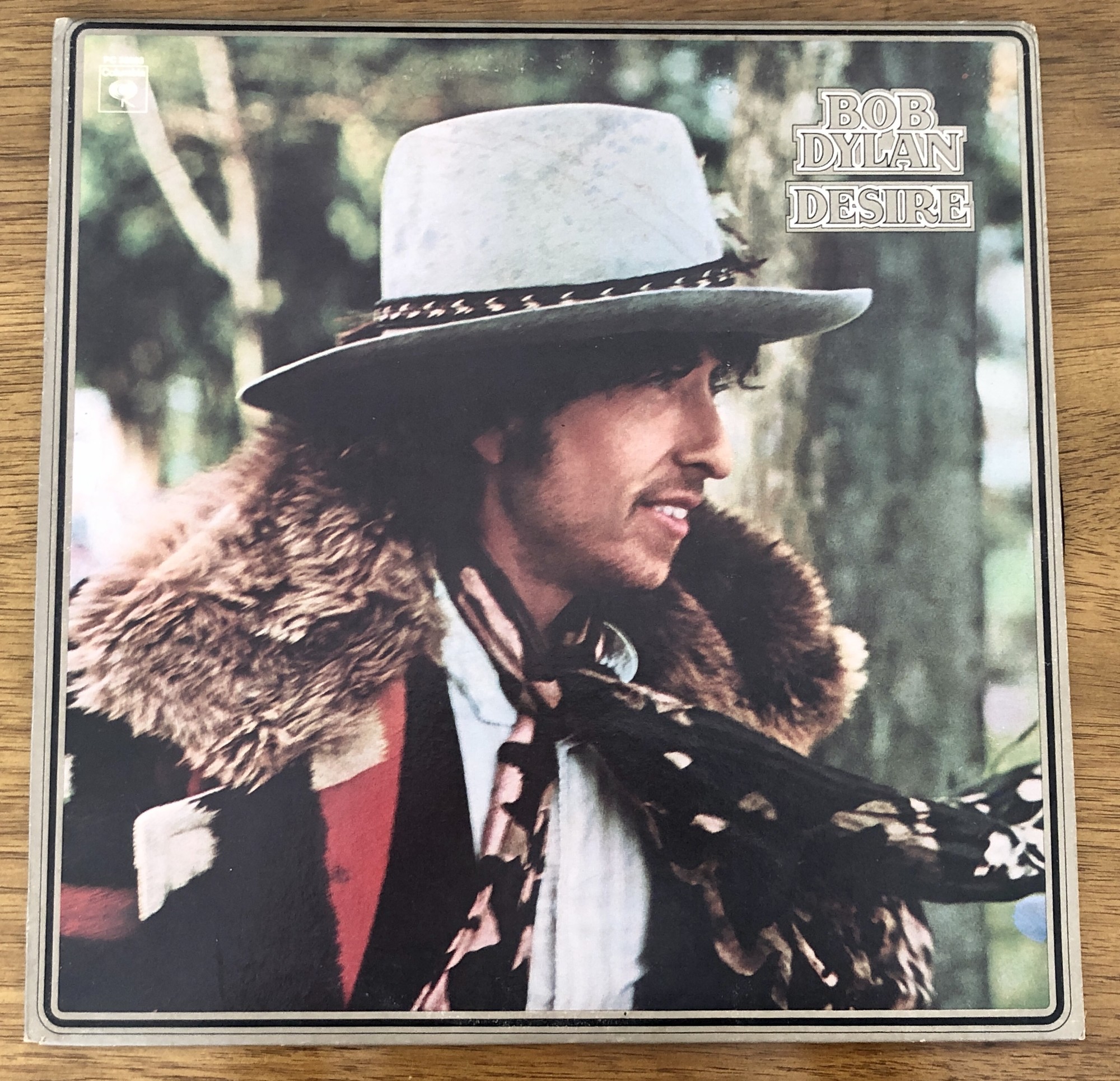 Bob Dylan Desire LP Vinyl Album c.1975. Album and cover in very good condition. Original cardboard sleeve.