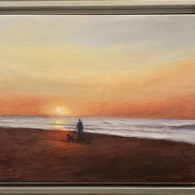 Title: Sunrise, Artist: Sally Cade, Medium: Oil, Size: 11inx8in Framed