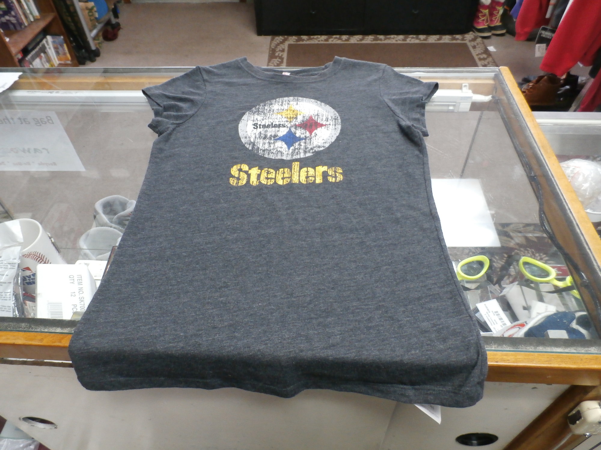 Pittsburgh Steelers Shirt  Recycled ActiveWear ~ FREE SHIPPING USA ONLY~