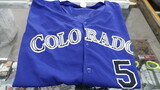 Colorado Rockies T Shirt  Recycled ActiveWear ~ FREE SHIPPING USA ONLY~