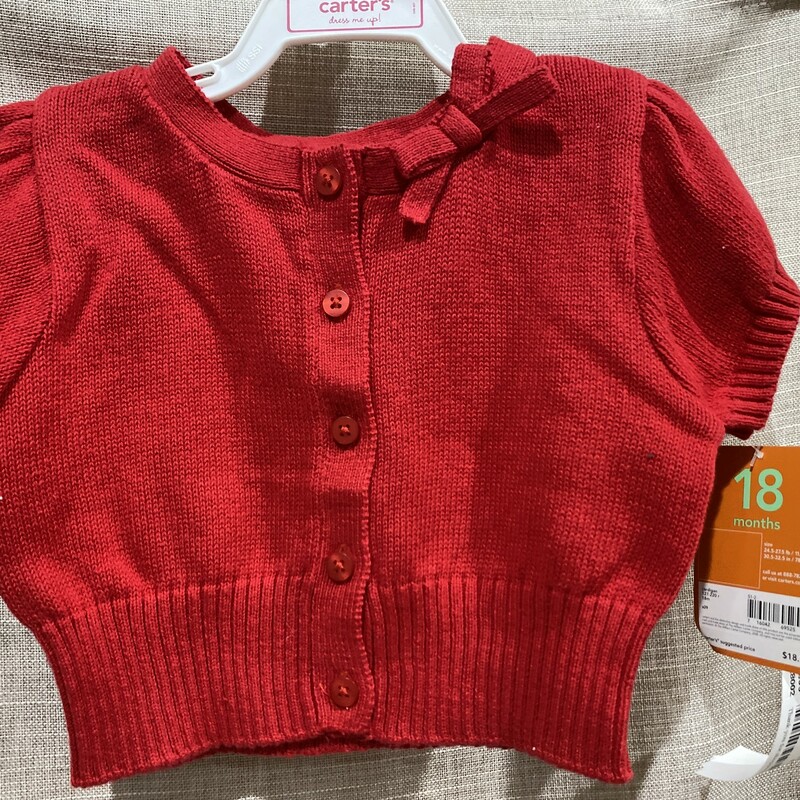 Carters, Red, Size: 18 Mos
New with tags