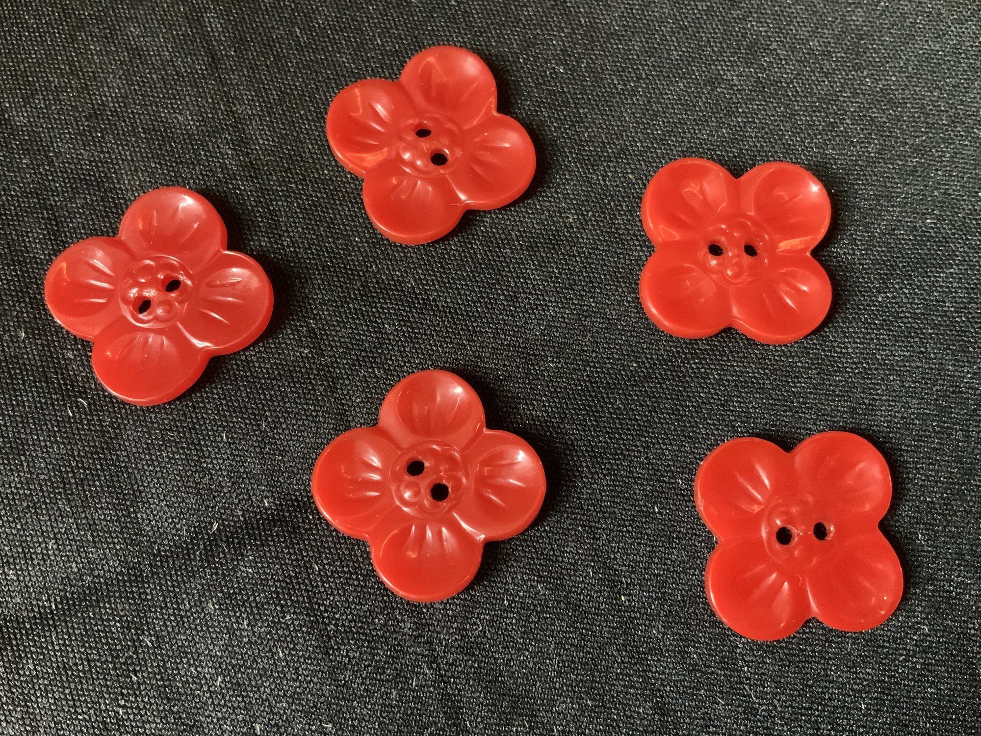 Set of 5 Red