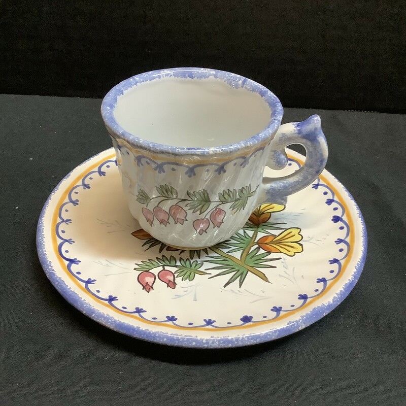 Hand painted French tea cup and saucer
353 HB
Espresso
Ceramic