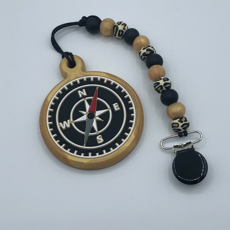 M + C Creations, Size: Compass, Color: Gold