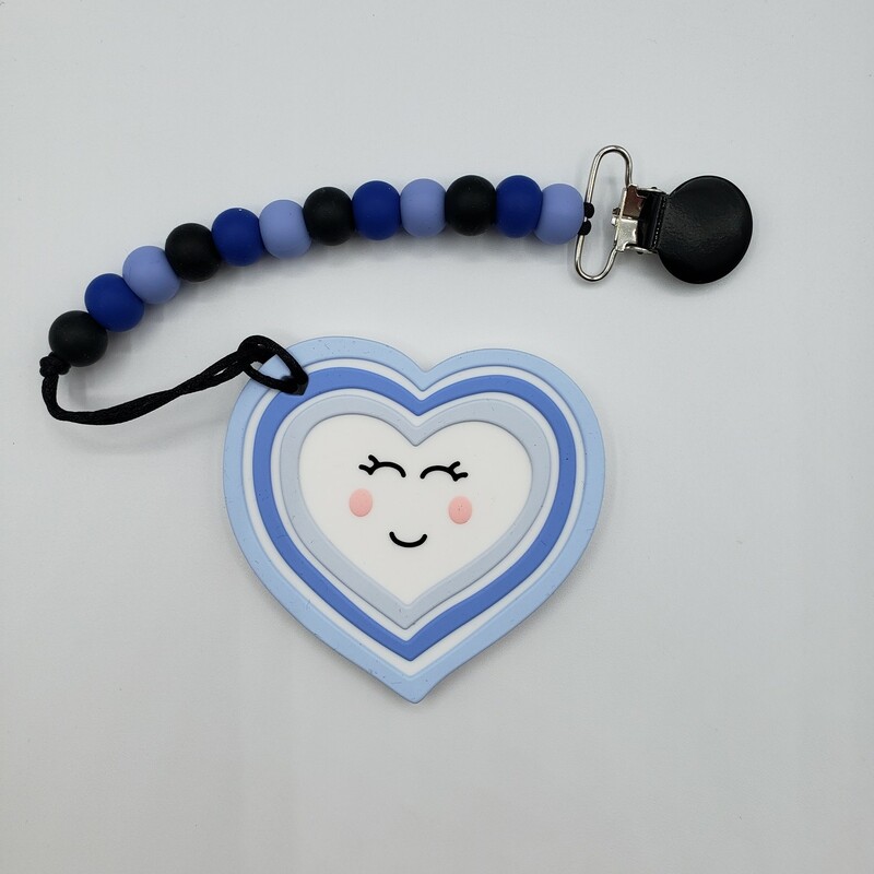 M + C Creations, Blue, Size: Heart