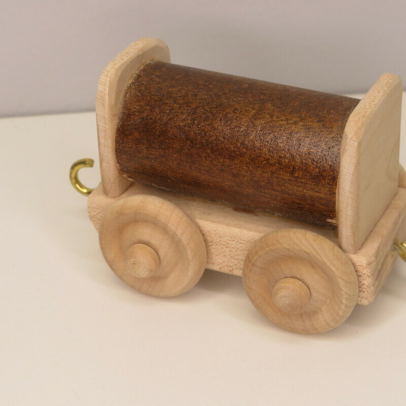 JK Woodworking, Natural, Size: Train Car