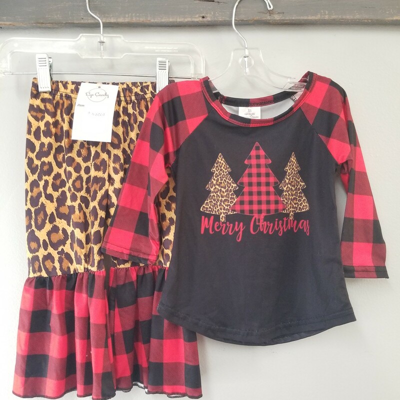 Eye Candy 2pc Outfit NEW, Leopard, Size: 12-18 Mo