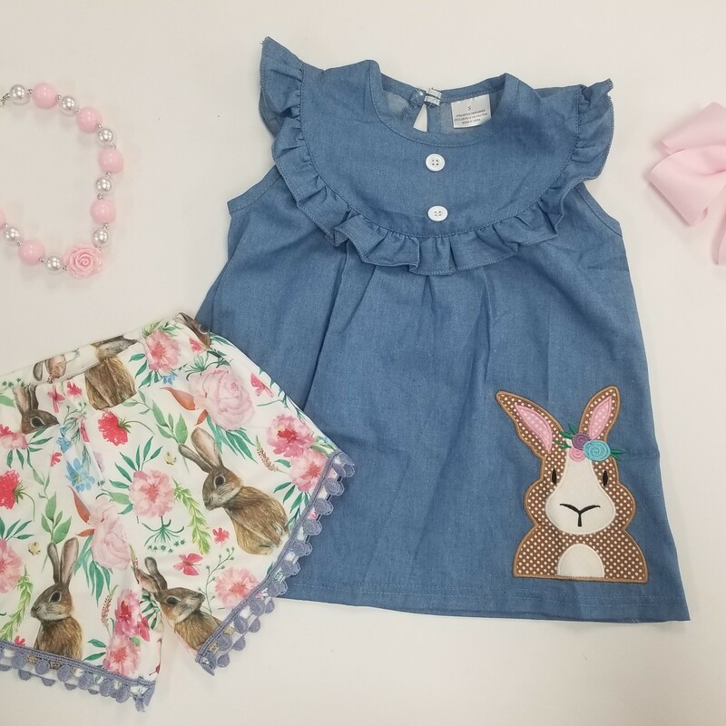 Bunny Rabbit 4pc Outfit, *NEW*, Size: 8