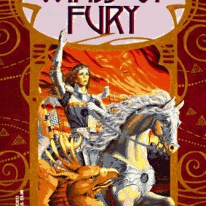 Paperback

Winds of Fury
(Valdemar: Mage Winds #3)
by Mercedes Lackey

Valdemar is once again in peril, threatened by Ancar of Hardorn, who has long sought to seize control of the kingdom by any means at his command.

Yet this time Ancar may well achieve his goal, for by harnessing the power of Mornelithe Falconsbane, the Dark Adept, he has set into motion a magical strike against Valdemar the like of which hasn’t been attempted in more than five hundred years—not since Vanyel, the last Herald-Mage, shielded the kingdom from attack by the deadliest of sorceries.

And with Valdemar’s ancient spell-generated protections finally breaking down, Queen Selenay, Herald-Princess Elspeth, and their people could soon be left defenseless against an enemy armed with spells no one in Valdemar has the knowledge to withstand.

But as the long dormant magic of Valdemar begins to awaken, Elspeth finds that she too has a mysterious ally—a powerful spirit from the long-forgotten past…