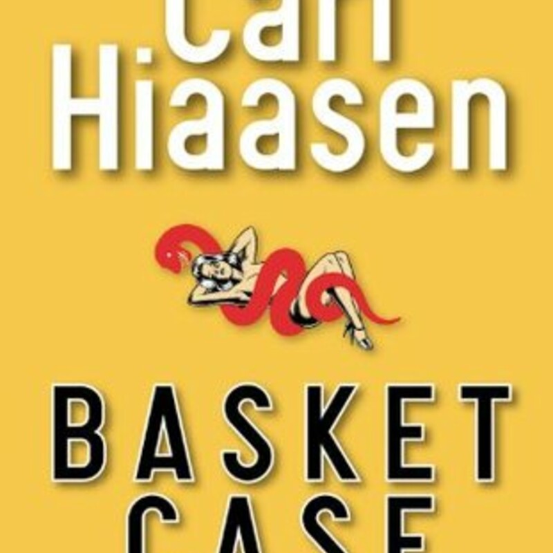 Hardcover - Great

Basket Case
by Carl Hiaasen (Goodreads Author)

Once a hotshot investigative reporter, Jack Tagger now bangs out obituaries for a South Florida daily, plotting to resurrect my career by yoking my byline to some famous stiff. Jimmy Stoma, the infamous front man of Jimmy and the Slut Puppies, dead in a fishy-smelling scuba accident may be just the stiff Jack needs-if only he can figure out what happened. Standing in the way are [among others] an editor who wants Jack to break her cherry, Stoma's ambitious pop-singer widow, and the soulless, profit-hungry newspaper owner Jack once publicly humiliated. As clues from Stoma's music give Jack Tagger the chance to trade obits for a story that could hit the front page, murder gives his career a new lease on life.