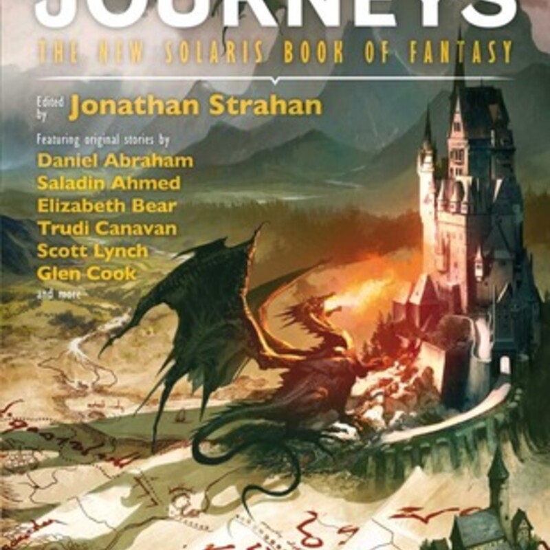 Mass Market Paperback - Good

Fearsome Journeys
(The Chronicles of the Black Company #2.2 - Shaggy Dog Bridge)
by Jonathan Strahan (Goodreads Author) (Editor), Daniel Abraham, Saladin Ahmed (Goodreads Author), Elizabeth Bear (Goodreads Author), Trudi Canavan, Scott Lynch (Goodreads Author), Glen Cook, Kate Elliott (Goodreads Author), more…

A brand new series bringing you Fantasy stories from some of the biggest and most exciting names in the genre! The authors appearing in the launch volume include Trudi Canavan, Elizabeth Bear, Daniel Abraham, Kate Elliott, Saladin Ahmed, Glen Cook, Scott Lynch, Ellen Klages, Ellen Kushner & Ysabeau Wilce, Jeffrey Ford, Robert Redick and KJ Parker. An amazing array of the most popular and exciting names in Fantasy are set to appear in the first in a brand new series of Fantasy anthologies featuring original fiction, from the master editor Jonathan Strahan. The authors appearing in the launch volume include Trudi Canavan, Elizabeth Bear, Daniel Abraham, Kate Elliott, Saladin Ahmed, Glen Cook, Scott Lynch, Ellen Klages, Ellen Kushner & Ysabeau Wilce, Jeffrey Ford, Robert Redick and KJ Parker.

Content

“The Effigy Engine: A Tale of the Red Hats” by Scott Lynch
“Amethyst, Shadow, and Light” by Saladin Ahmed
“Camp Follower” by Trudi Canavan
“The Dragonslayer of Merebarton” by K J Parker
“Leaf and Branch and Grass and Vine” by Kate Eliot
“Spirits of Salt: A Tale of the Coral Heart” by Jeffrey Ford
“Forever People” by Robert V S Redick
“Sponda the Suet Girl and the Secret of the French Pearl” by Ellen Klages
“Shaggy Dog Bridge: A Black Company Story” by Glen Cook
“The Ghost Makers” by Elizabeth Bear
“One Last, Great Adventure” by Ellen Kushner & Ysabeau Wilce
“The High King Dreaming” by Daniel Abraham