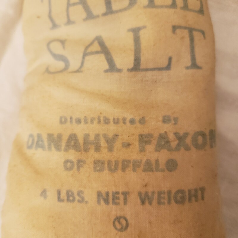 Vintage Salt Bag