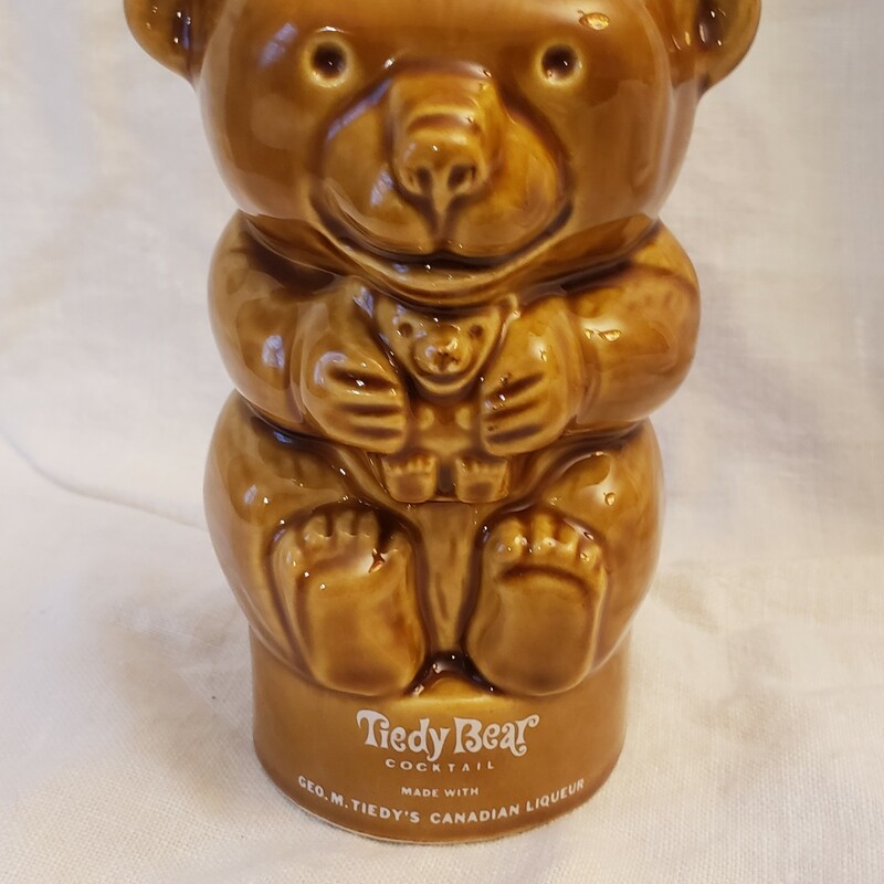 Tiedy Bear Cocktail Mug, Brown, Size: 5in