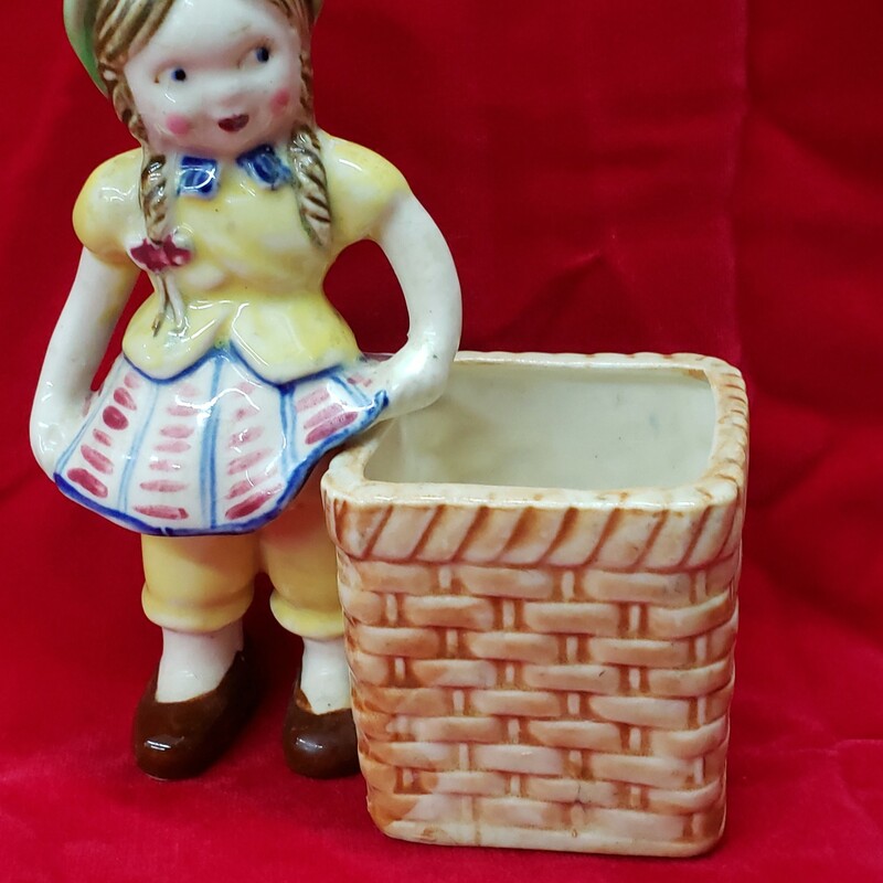 Little Girl W/ Basket