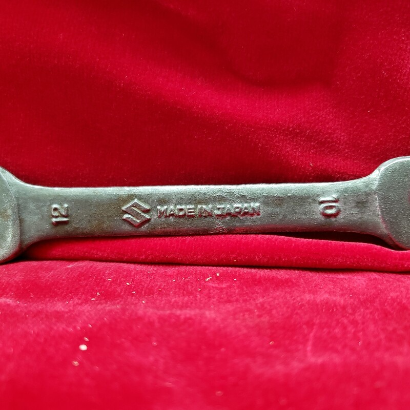 Suzuki Motorcycle, Wrench, Size: 10 & 12 open end, 5in long