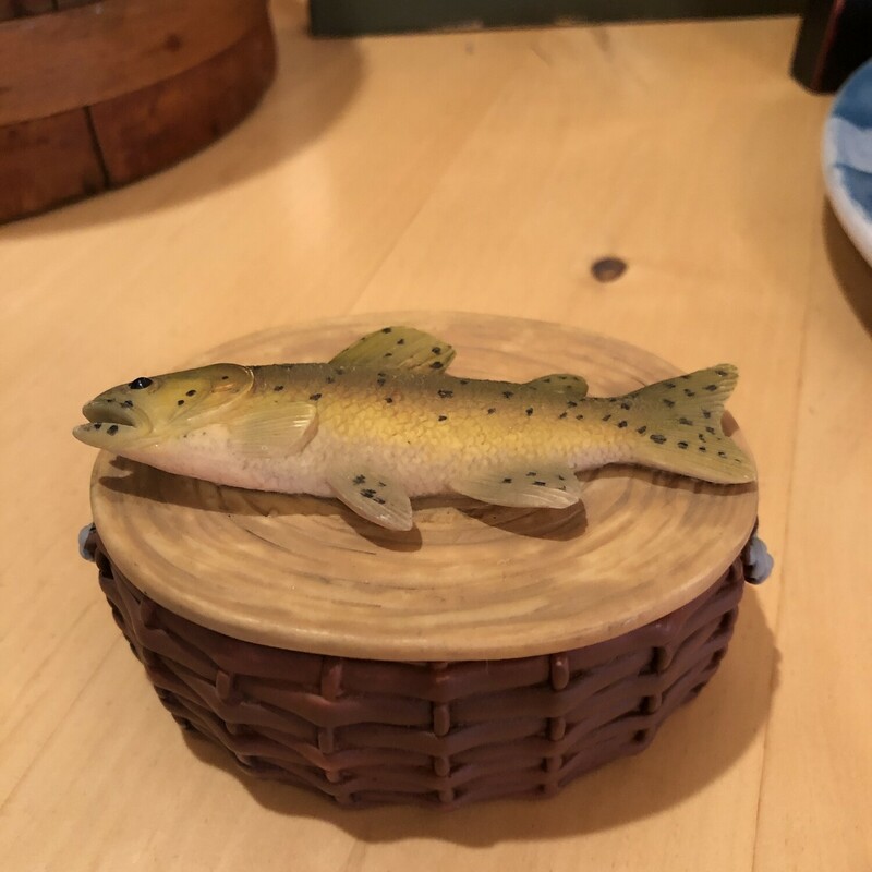 Handpainted Fish Pot