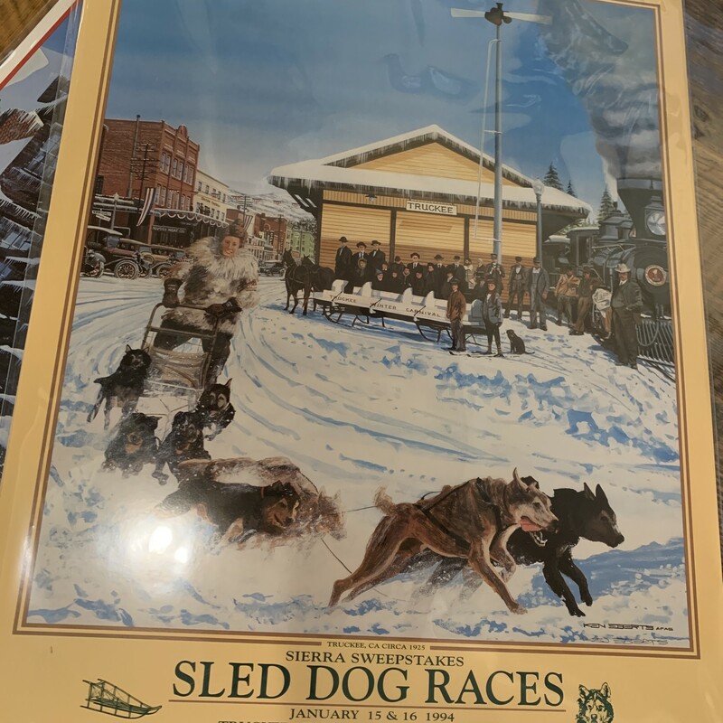 Sled Dog Races Signed