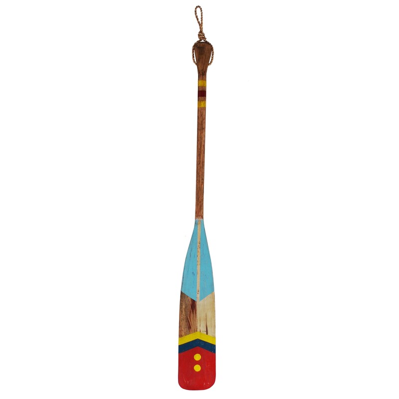 Aqua And Red Oar