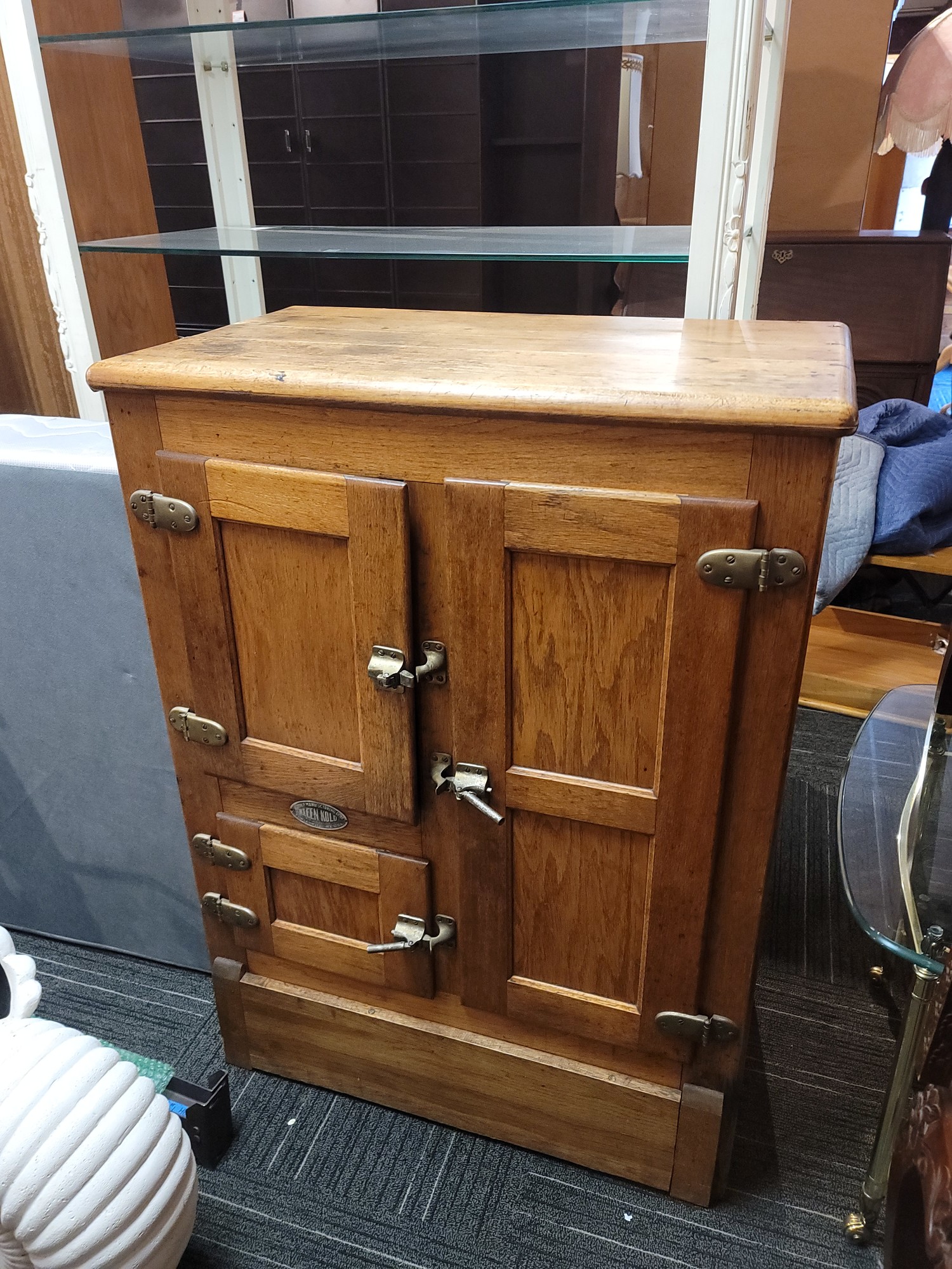 antique-oak-ice-chest