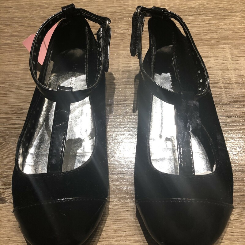 Joe Fresh Flat Shoes, Black, Size: 10T