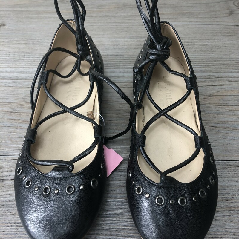 Zara Flat Shoes, Black, Size: 9T