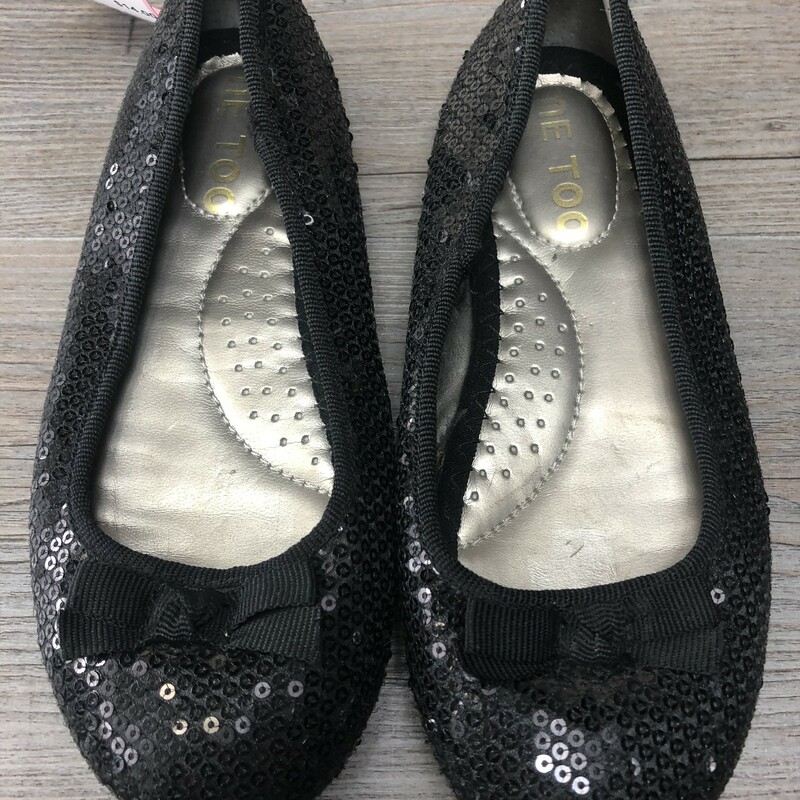 Me Too Flat Shoes, Black, Size: 13Y
SEQUIN
