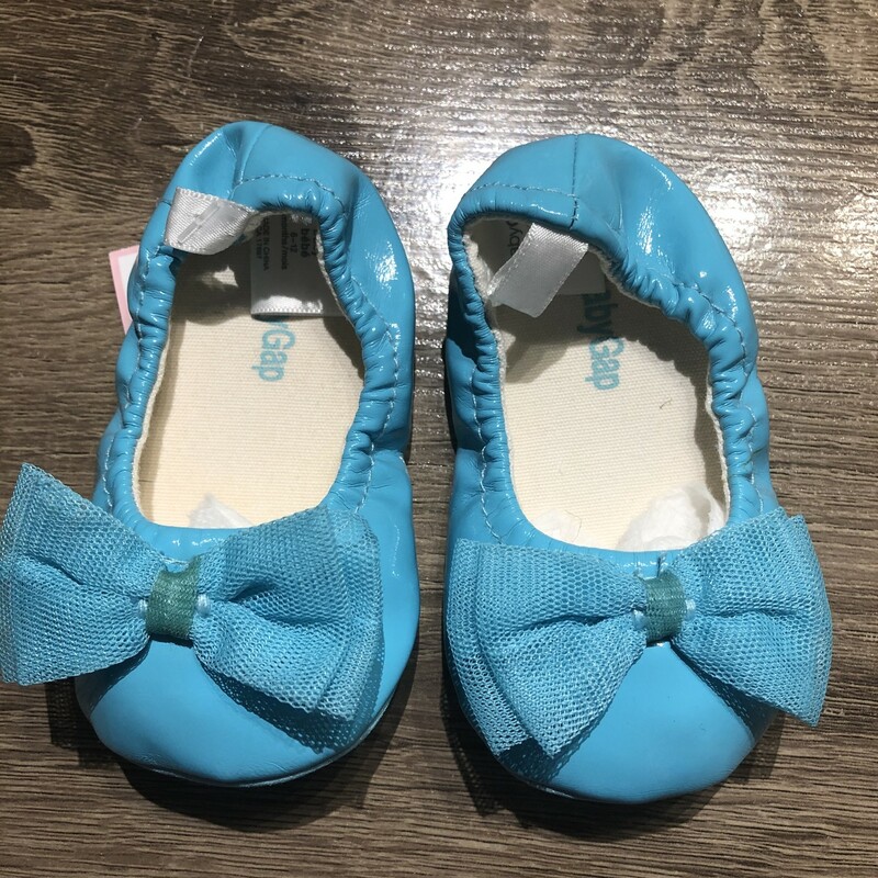Baby Gap Infant Shoes, Blue, Size: 6-12M