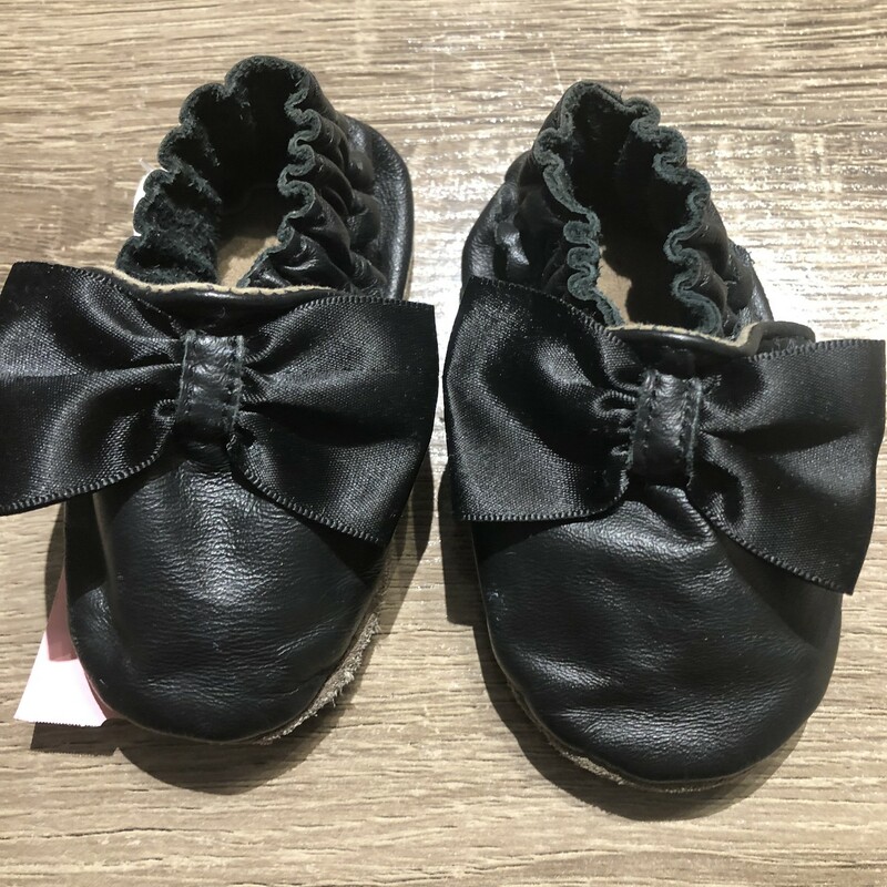 Robeez Infant Shoes, Black, Size: 0-6M