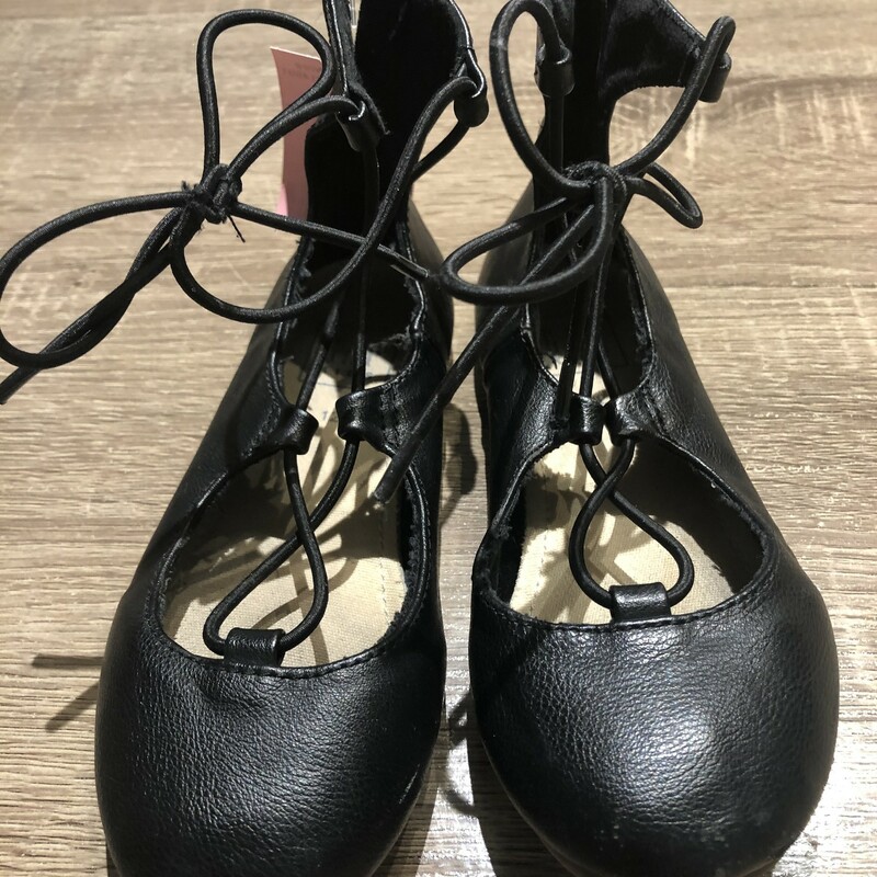 Gap Flat Shoes, Black, Size: 12Y