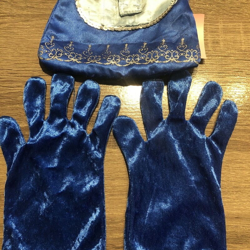 Frozen Gloves & Purse, Blue, Size: One Size
