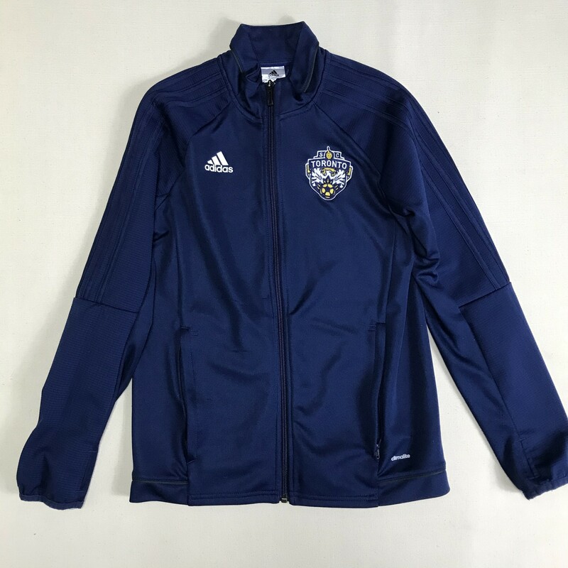 Adidas Sweater, Navy, Size: 11-12Y