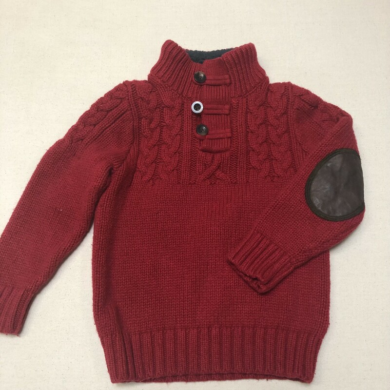 Gap Knit Sweater, Red, Size: 5Y