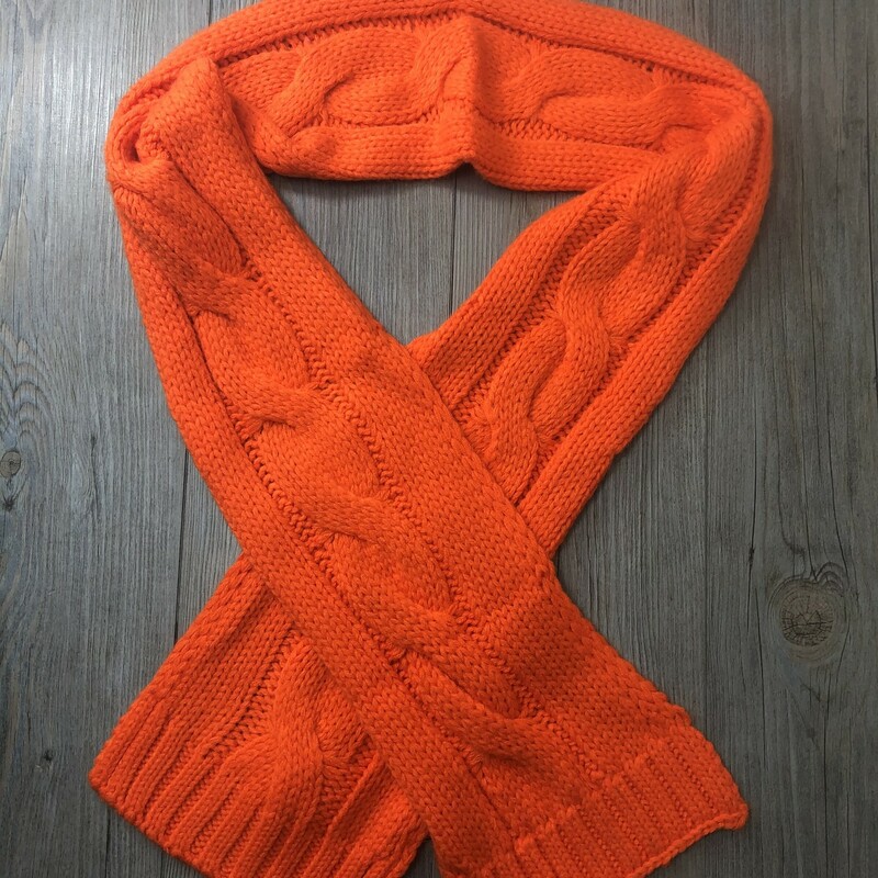 Gap Knit  Scarf, Orange, Size: One Size