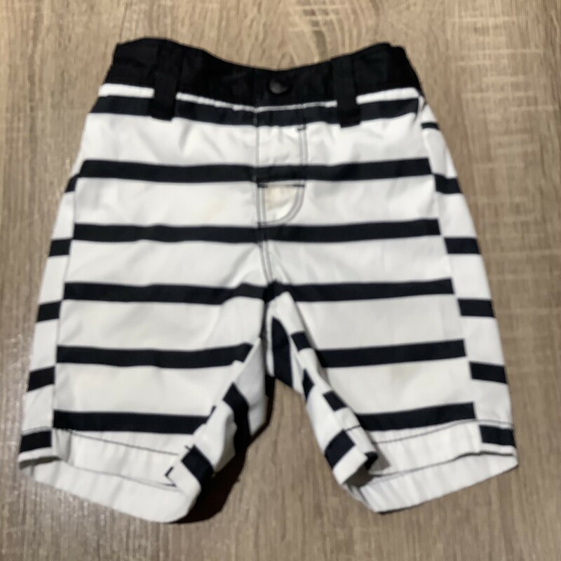Old Navy Swimming Trunks, Striped, Size: 12-18M